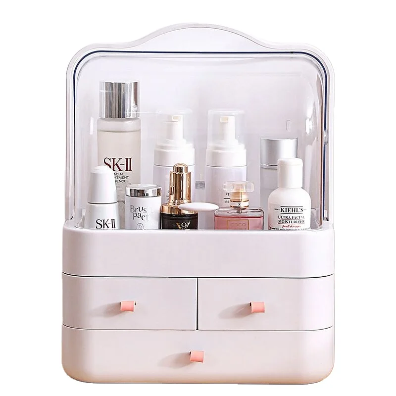

PP Portable Premium Durable Material Plastic Makeup Organizer Storage Box