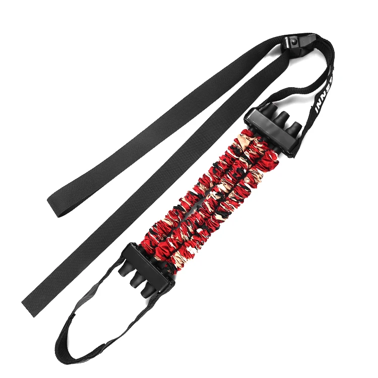 

Antisnap pull up bands resistance bands adjustable elastic chin up straps high elasticity assist bands set, Camo red/ camo blue