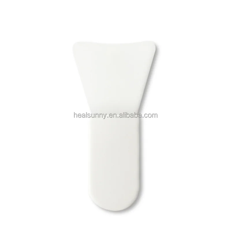 

Professional face mask brushes handle silicone facial makeup mask brush, White