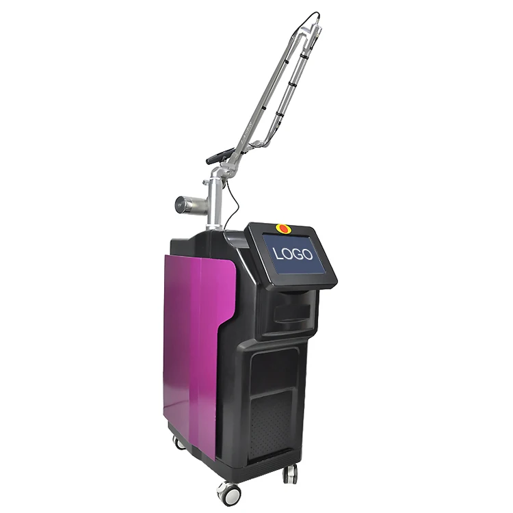 

Top Sale Lipolysis Laser Machine Fractional Laser Co2 for Hand and Face Painless Co2 Fractional Laser Scar, White and pink/black and purple