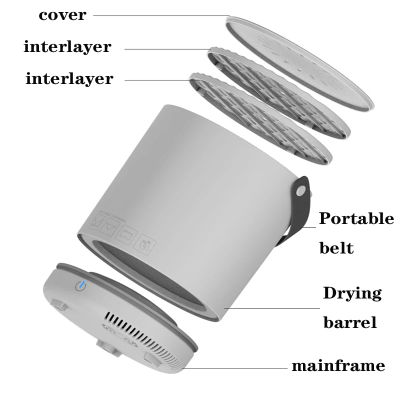Portable Mini Uv Light Sterilizer Electric Clothes Dryer On Stocks Two