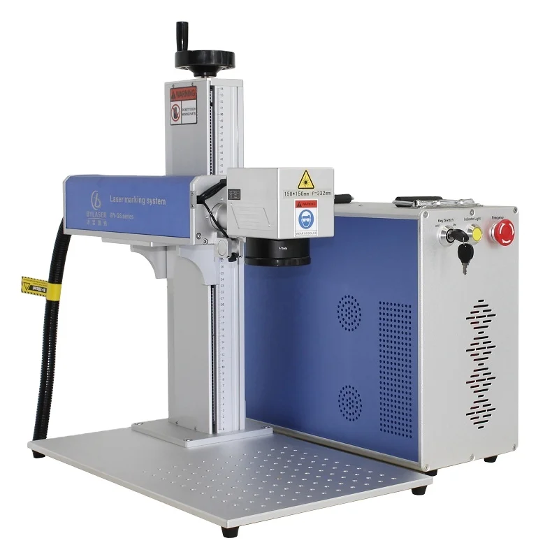 

100w jpt mopa 3d 25d fiber laser marker metal color credit card laser engraving machine rotary 125