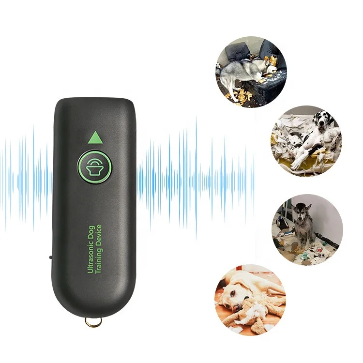 

LoreWin D8 2020 New Arrivals Rechargeable Mini Dog Bark Control Trainer Ultrasonic Dog Repeller, Grey