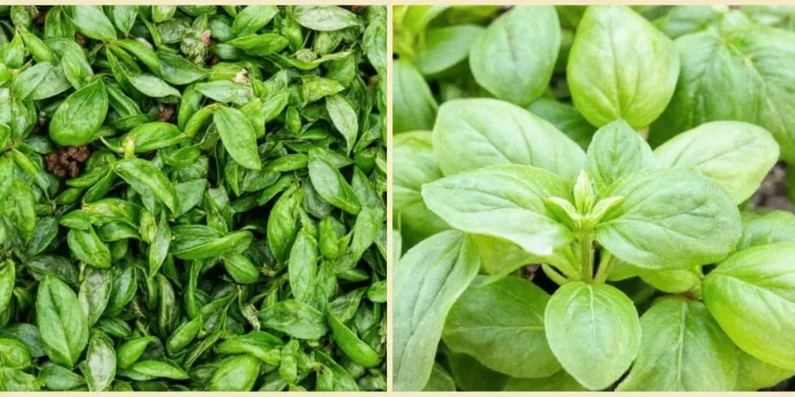 Chef sprinkling basil on a finished dish