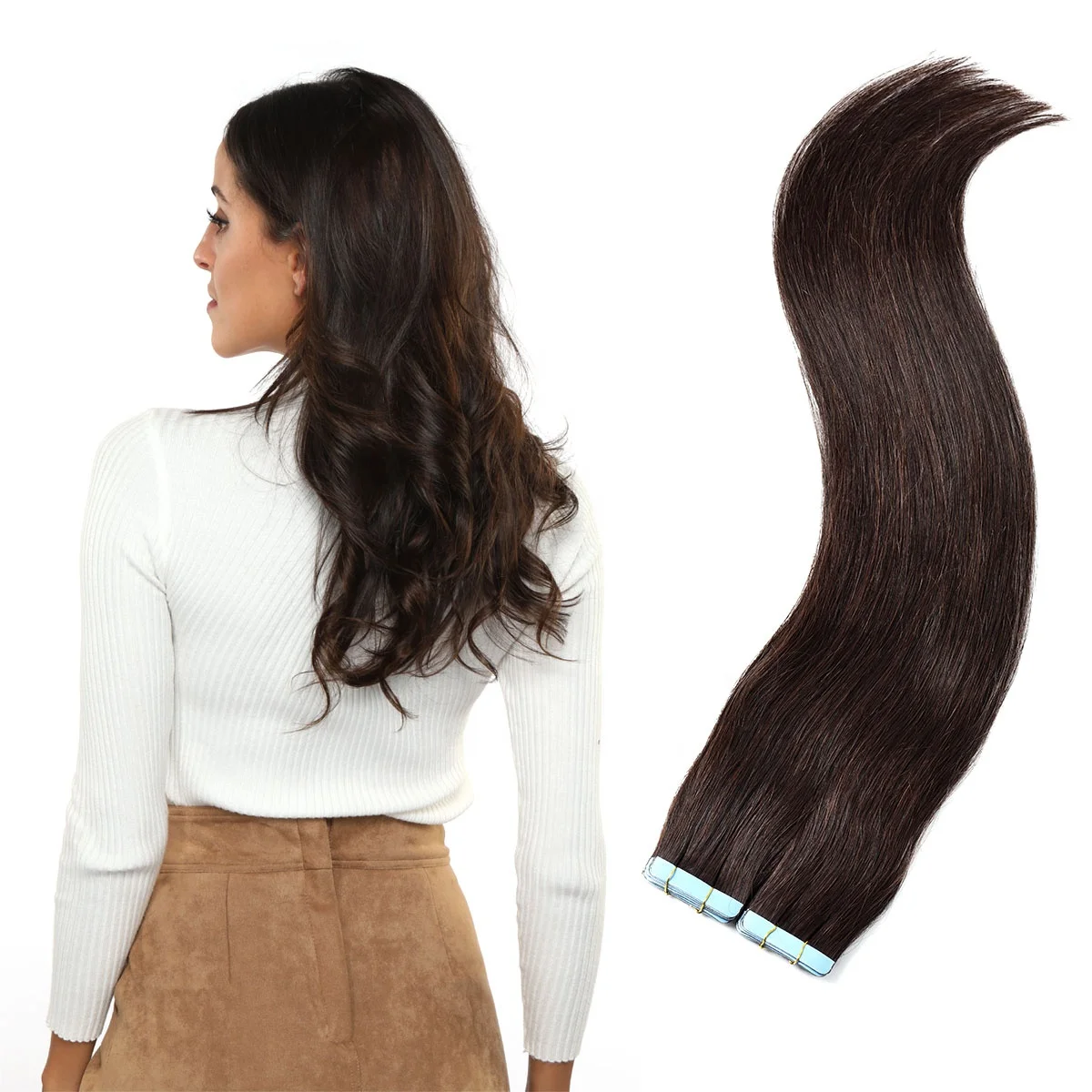 

Remy Brazilian remy hair extension, 10a grade raw human hair, tape in extensions human hair
