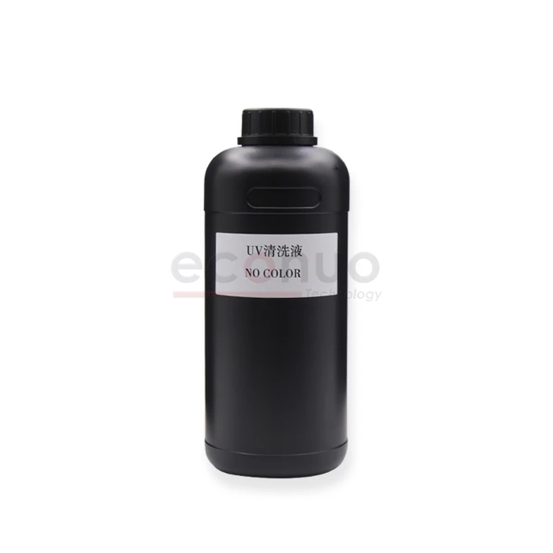 Universal Printhead Cleaning Machine Part 1L Black UV Cleaning Liquid for Epson DX4/DX5/DX6/DX7/DX8/5113 Printheads