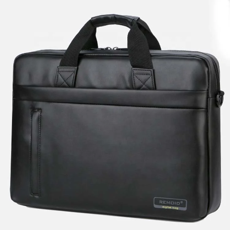 

hot selling high quality wholesale Manufacturer leather briefcase men, Black