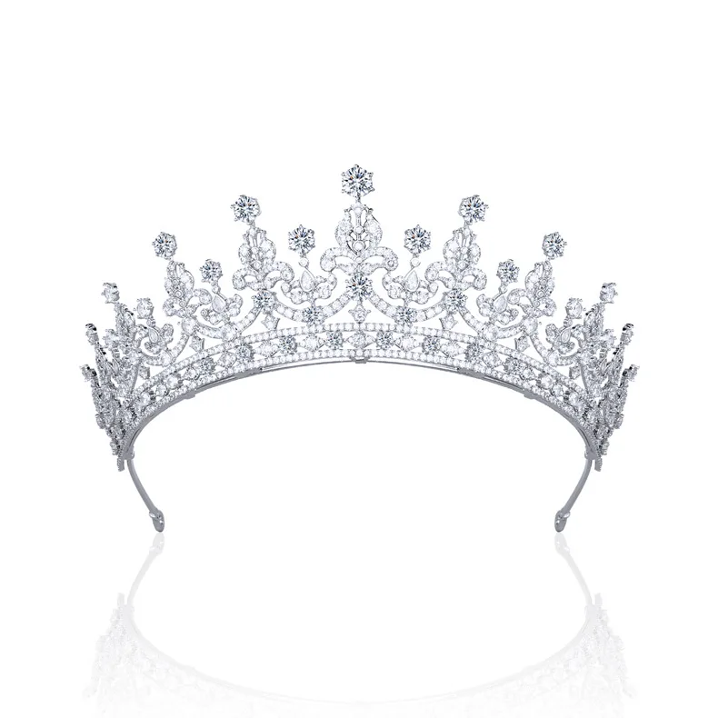 Luxury Crystal Princess Crown Headdress Bride Wedding Hair accessories Girl