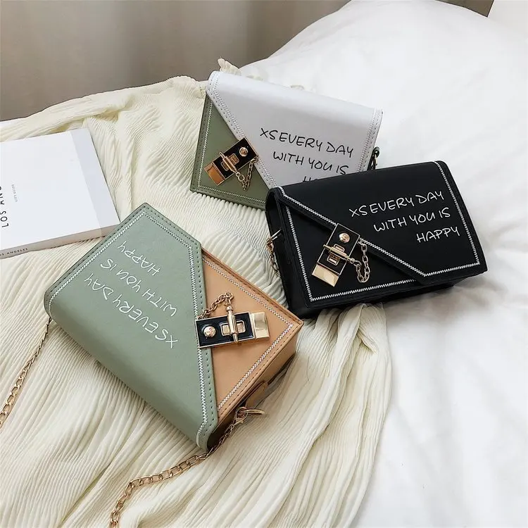 

faux leather tote bag womens handbags and purses crossbody sling bag, White, green, black