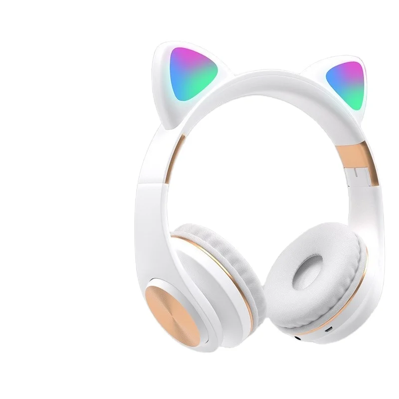 

Candy Color Series Cat Ear Design BT Headset M1 Multi-function Stereo Headset With Microphone
