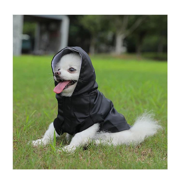 

Fashion Luxury Cool Designer Dog Hoodies Plain Pet Clothes Raincoat, Picture shows