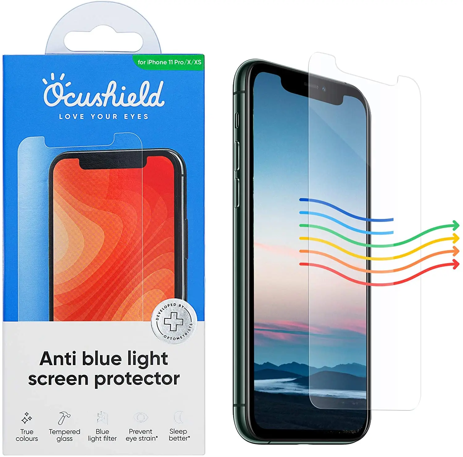 

Tempered glass screen protector for iphone 11/XR anti-spy privacy filter