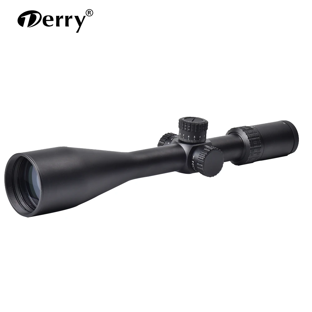 

Deron Optics 5-25x56 SFP Long Range Red Illuminated Riflescope Mil Dot Reticle Riflescope