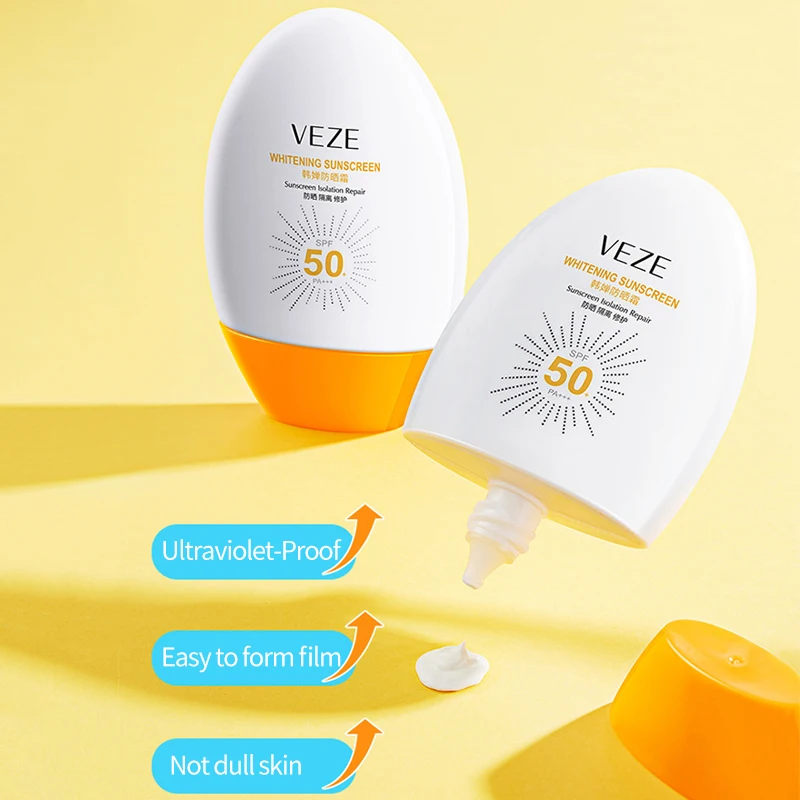 

Hot Sell High Quality Best Protection Face and Body with Sunscreen SPF50++ WaterProof Sunscreen Summer Sun cream