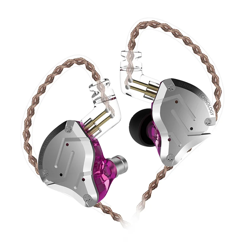 

Original KZ ZS10 Pro 10 Units Hybrid 4BA+1DD HIFI Bass In Ear Monitor Earbuds Headphones Sport Noise Cancelling Headset