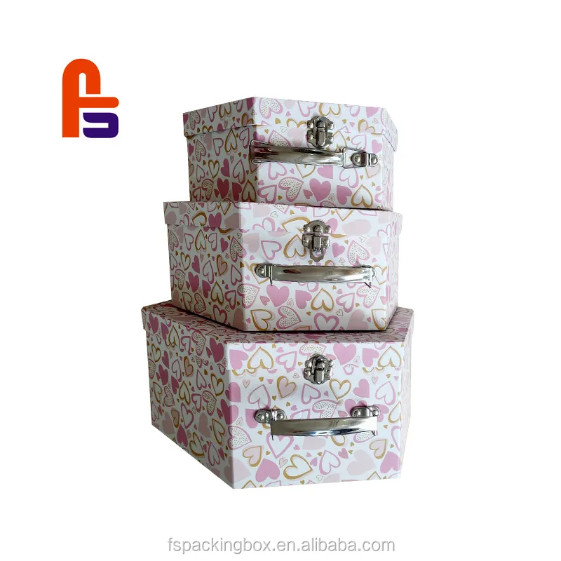 

cardboard suitcase boxes, Customized