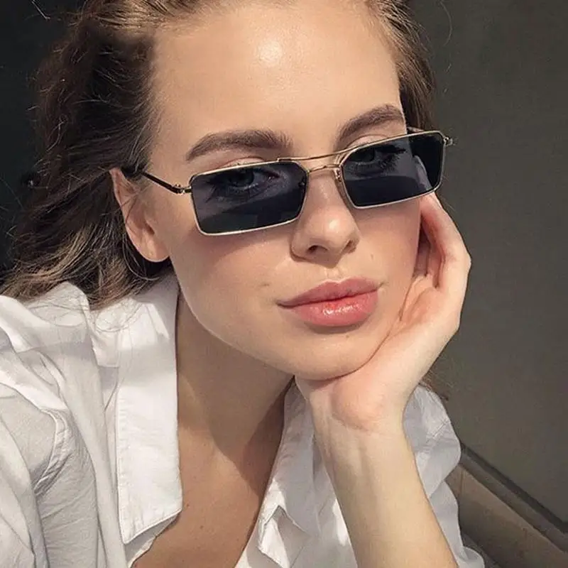

2021 Classic Retro Sunglasses Women Lady Luxury Steampunk Metal Sun Glasses Vintage Mirror Oculos De Sol Feminino UV400
