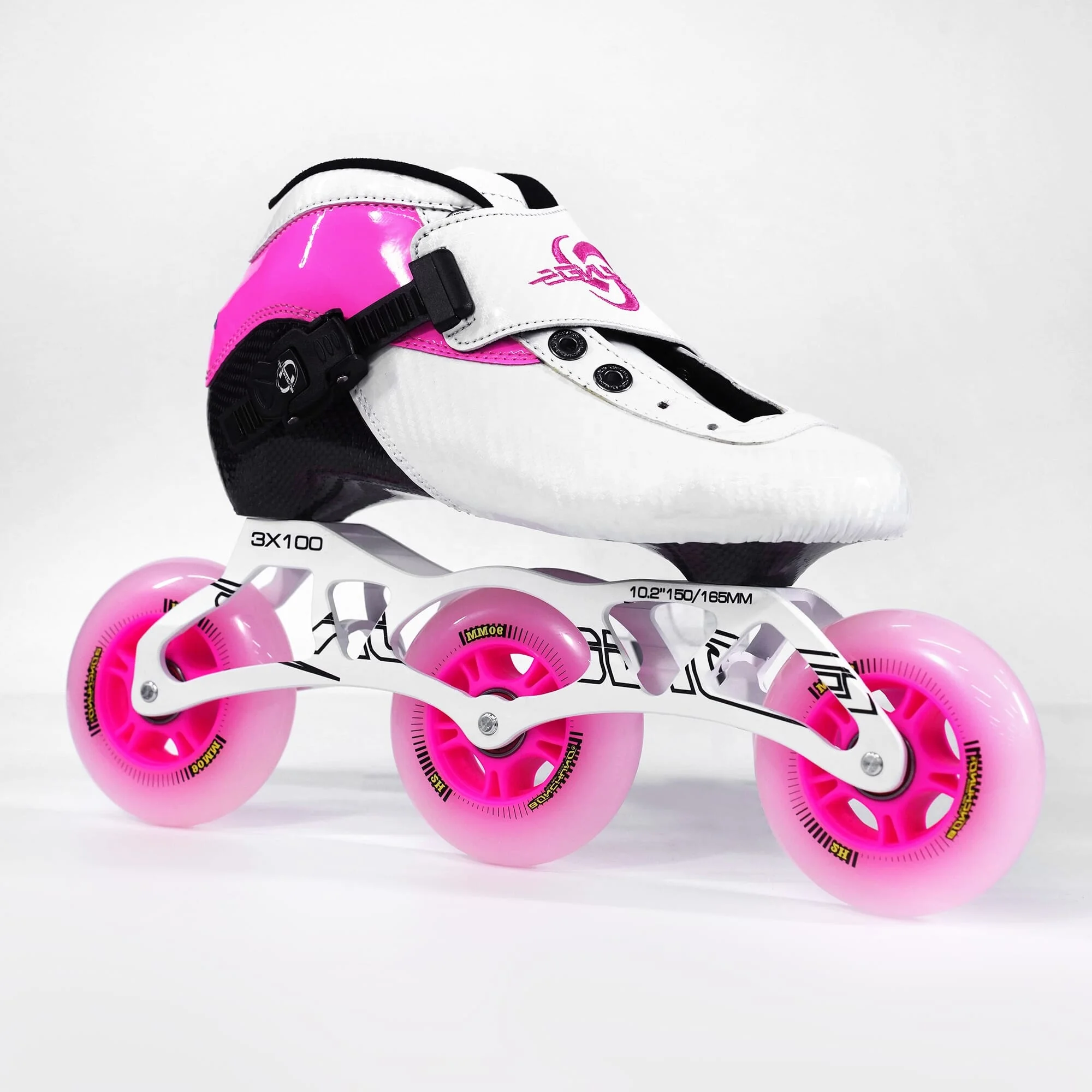 

carbon fiber roller skate wheel 125mm 110mm 100mm adult 3 big 110mm wheels urban inline skates shoes