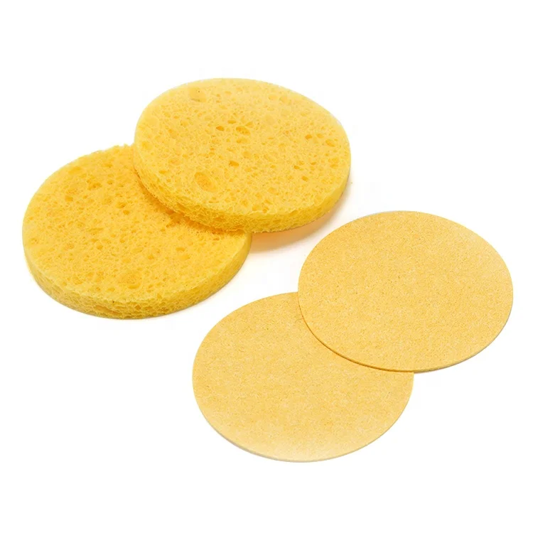 

Nautral Round Makeup Remover Facial Cleansing Compressed Cellulose Sponge