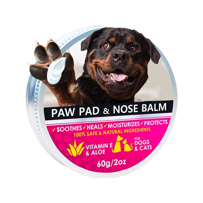

Best Natural Dog Paw Balm Wax Paws & Nose Canine Claw Moisturizer Cracked Pets Pad Protectors Paw Lotion
