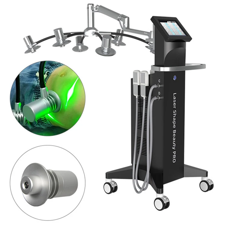 

Weight Loss Slimming Body Machine 6D 532nm Green Laser Light Fat Remove Machine With Cryo Pad