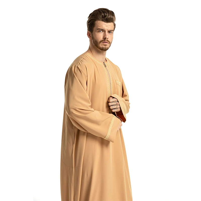 Abayatúnicas Largas Sencillas A La Moda Para Hombre,Jubba,Arabia