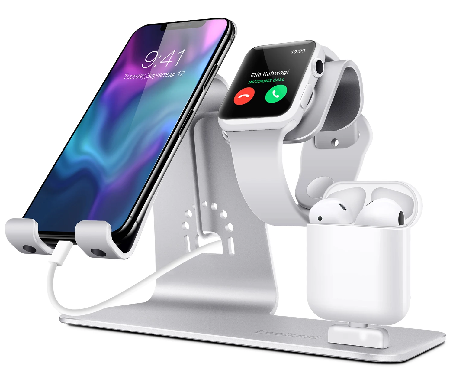 

Bestand China Manufacturer Best 3 In 1 Design Cell Phone Watch Charger Desktop Tablet Stand