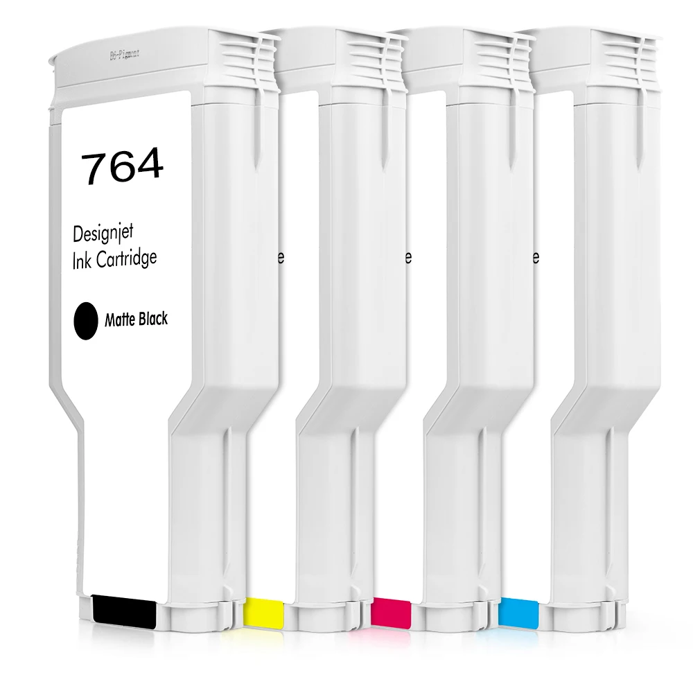 Ocbestjet 300ML 764 Compatible Ink Cartridge With Chip Ink for HP Designjet T3500 Printer