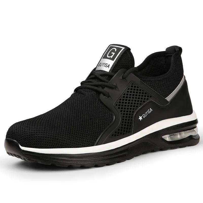 

GUYISA PU soles comfortable new safety shoes with steel tip to prevent smash