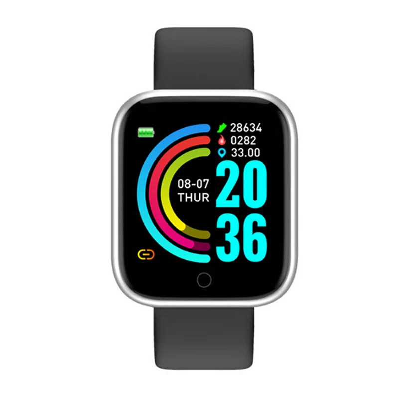 

Hot Selling Smartwatch D20 Heart Rate Blood Pressure Message Reminder Relogio Smart Reloj Inteligente Smart Watch Y68 D20