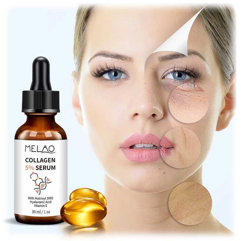 

Facial Serum Skin Care Supplier Wholesale Private Label Best Pure Anti Aging Repair Firm Nourish Collagen Face Serum