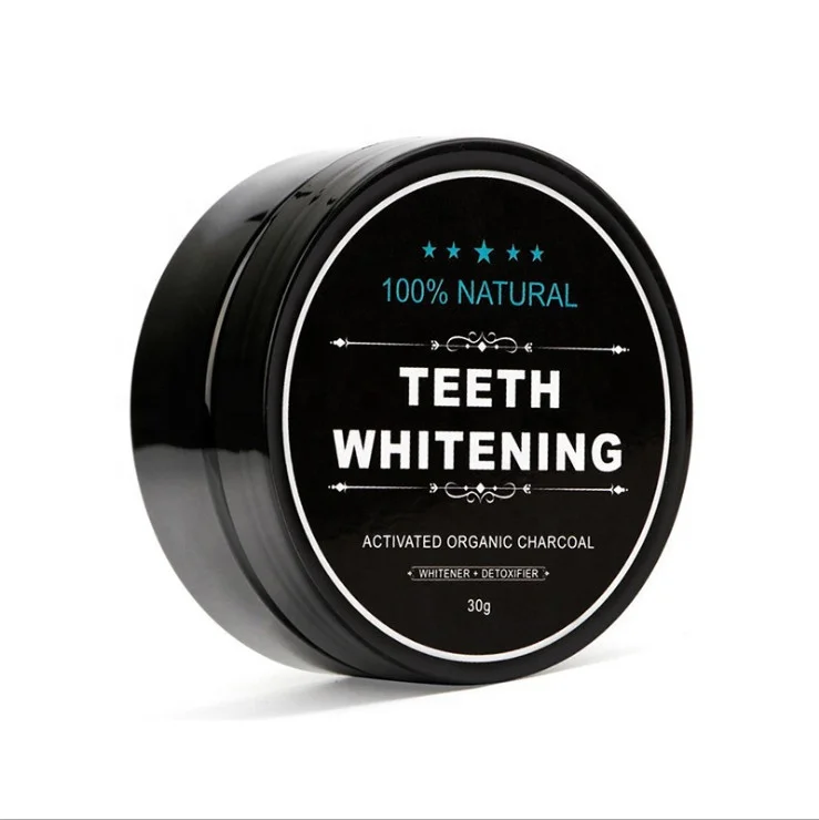 

YANMEI 2021 new formula private label Glory Smile 30g Natural Coconut Activated Charcoal Teeth Whitening Powder, Black