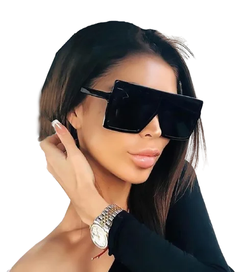 

DCOPTICAL 2021 Hot Sale Wholesale Women Flat Top Oversized Large Frame Shades Color Unisex Square Sunglasses