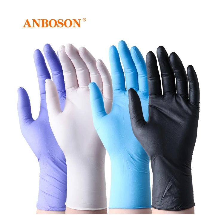 

Vinyl Blend Material Nitrile Gloves For women Powder Free Nitrile Exam Gloves Disposable Latex Free 5mil exam glove
