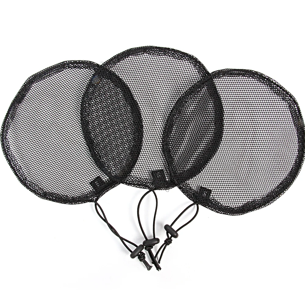 

Black Color Breathable Elastic Ponytail Hair Net With Square And Circle For Making Ponytail