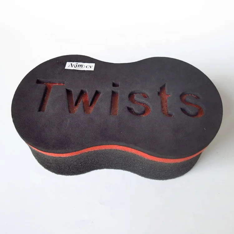 

Curling hair brush magic hair twist sponge, Customized