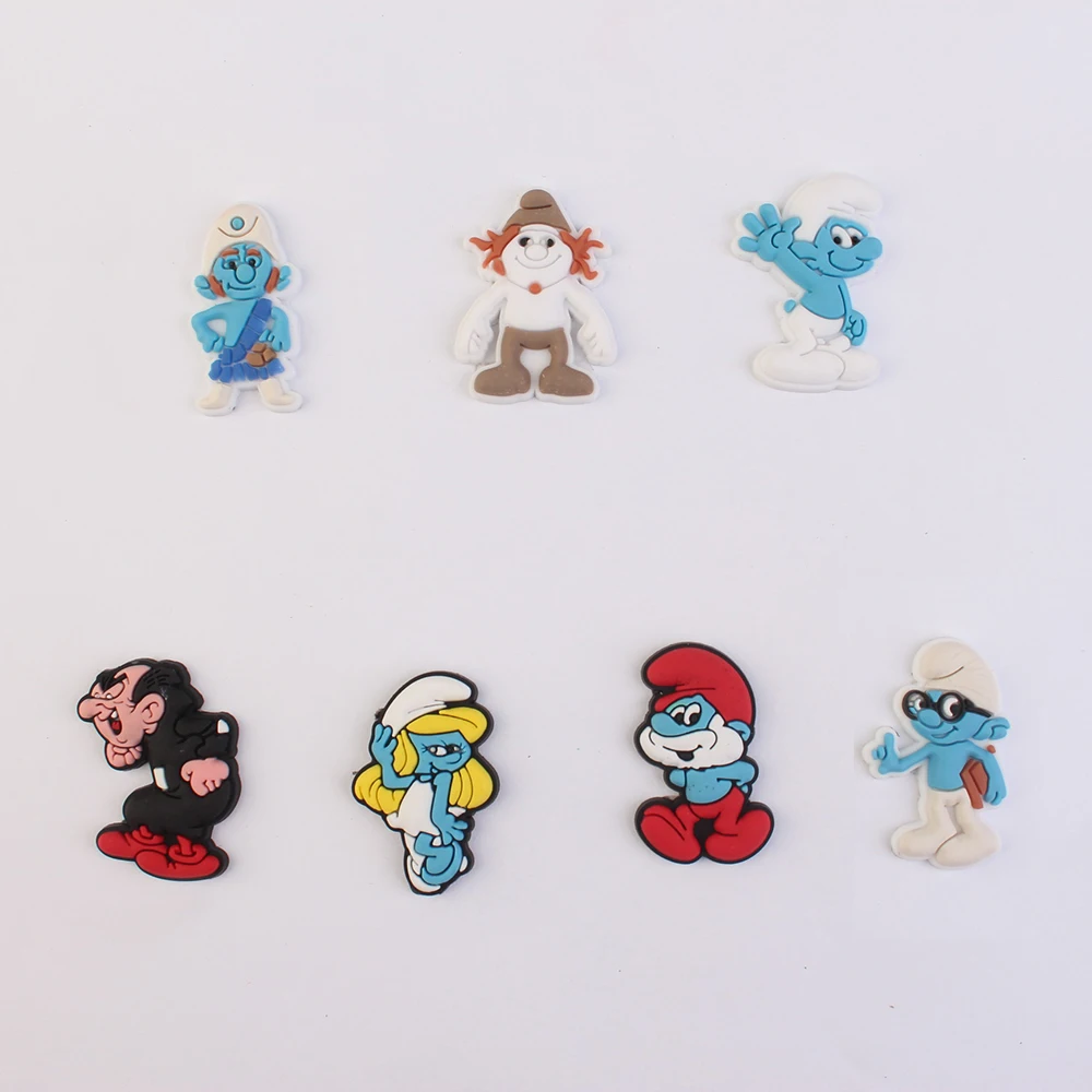 

100pcs+Hot sale wholesale custom cartoon design DIY shoe lace croc charms clog pvc soft Shoe decoration As a gift for the child