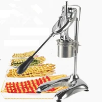 

manual taiwan super long fries extruder potato chips maker long french fries machine