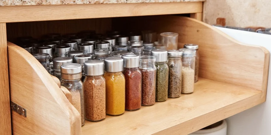 Smiling cook holding a bowl of spices