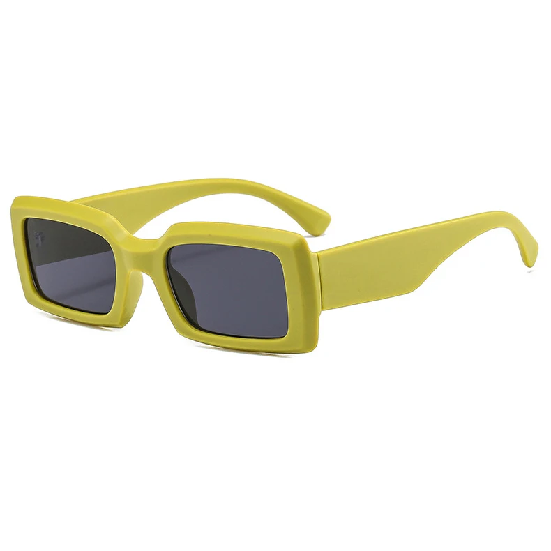 

Newest fashion good quality plastic thick frame men sun glasses 90s trendy square shades unisex custom logo sunglasses women