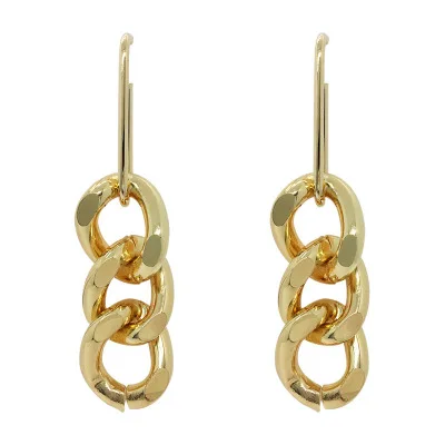 

Gold plated exaggerated metal earrings new fashion earrings temperament hot style earrings, As pic