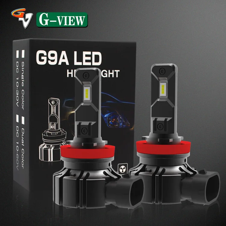 G9A Auto Led Headlight 25w 6000lm Super Bright 6000k Whit for Car Led Headlight  Fog light bulbs