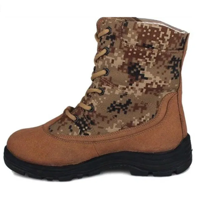 冬季羊毛棉靴防寒靴皮革保暖雪地靴