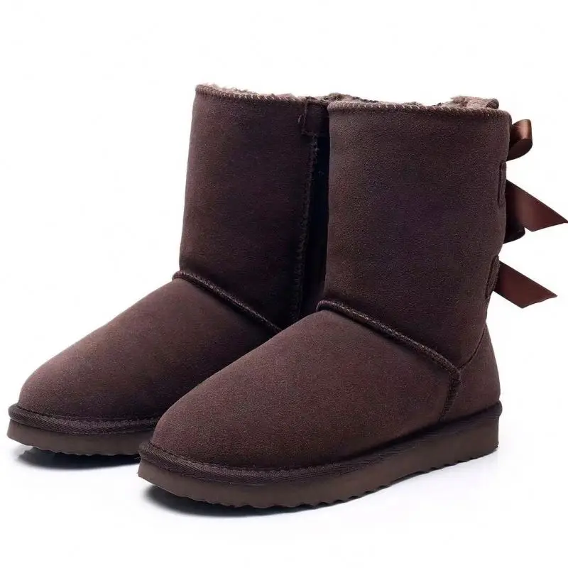 

Wholesale custom logo 2021 high snow boots women Unique Style, Black