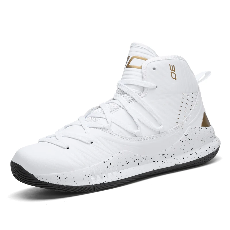 

Men's Fashion Sneakers Men's Basketball Shoes Breathable Sneakers Men Zapatillas Basketball Hombre Ankle Boots Sport Shoes, White-gold,black-white,blue-black