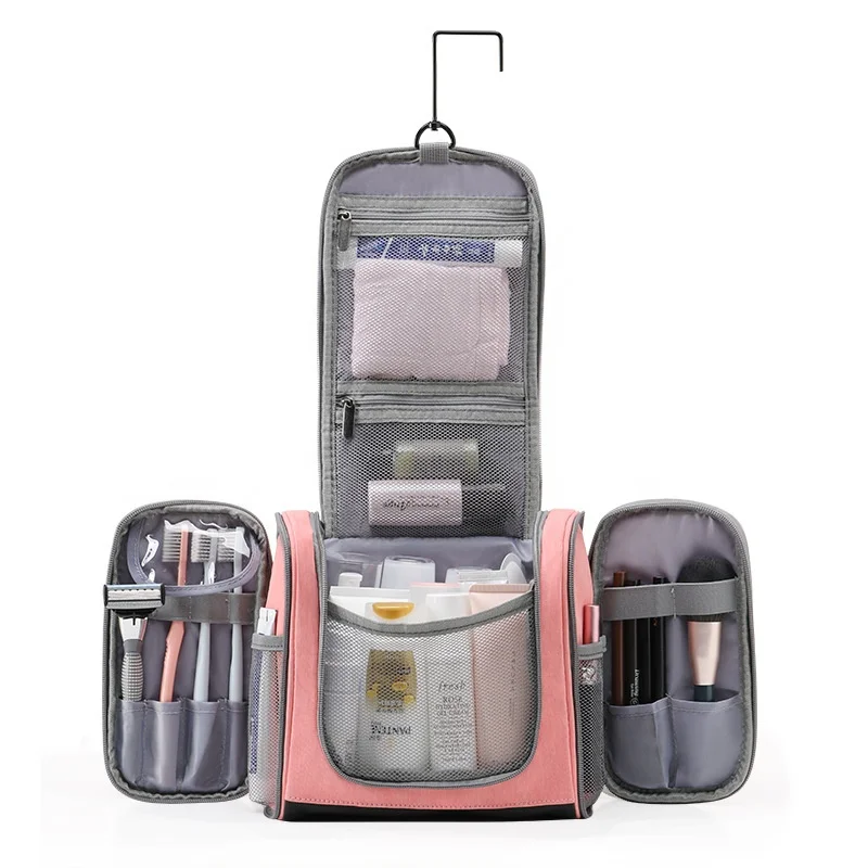 

Amazon Toiletry Hanging Bag Customized Waterproof Travel Toiletry Bag