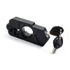 Black/Blue/Red/Gold/Silver CNC Aluminum Security Grip Lock Throttle Handlebar Security Locks for Motorcycle Brake Grips