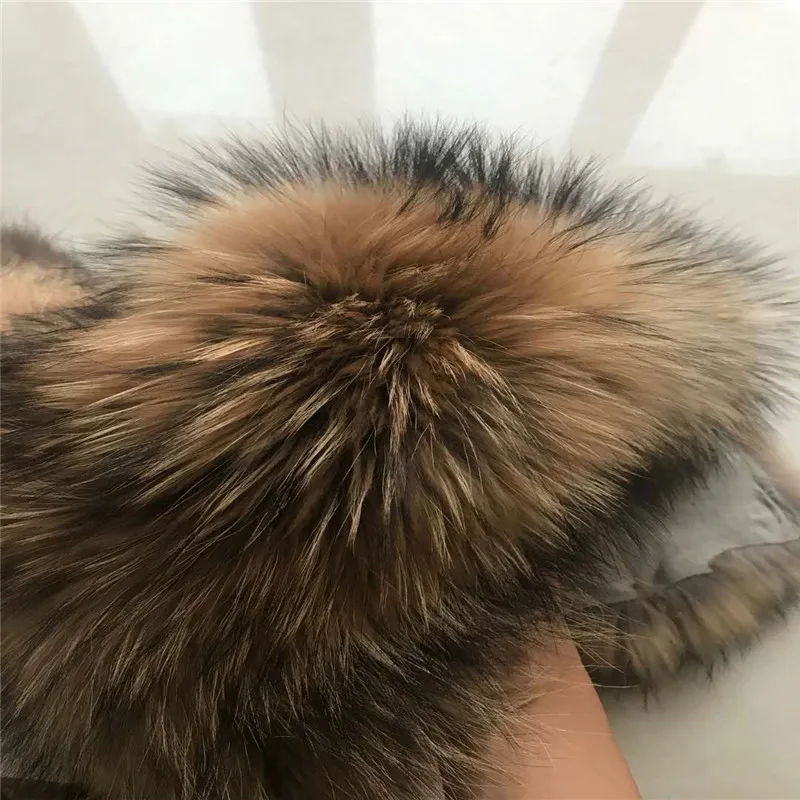 The Real Fox Raccoon Fur Is Used To Make Fur Coat Decorations Ornaments