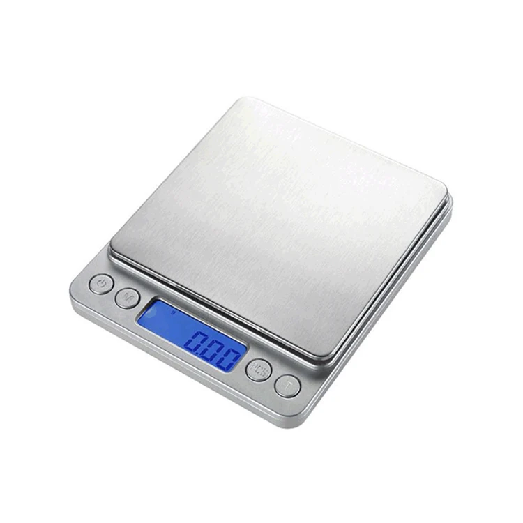 

A2846 0.01g/500g/1kg/2kg/3kg Steelyard Baking Weighing Scale Coffee Herbs Kitchen Bake Electronic Scales, White
