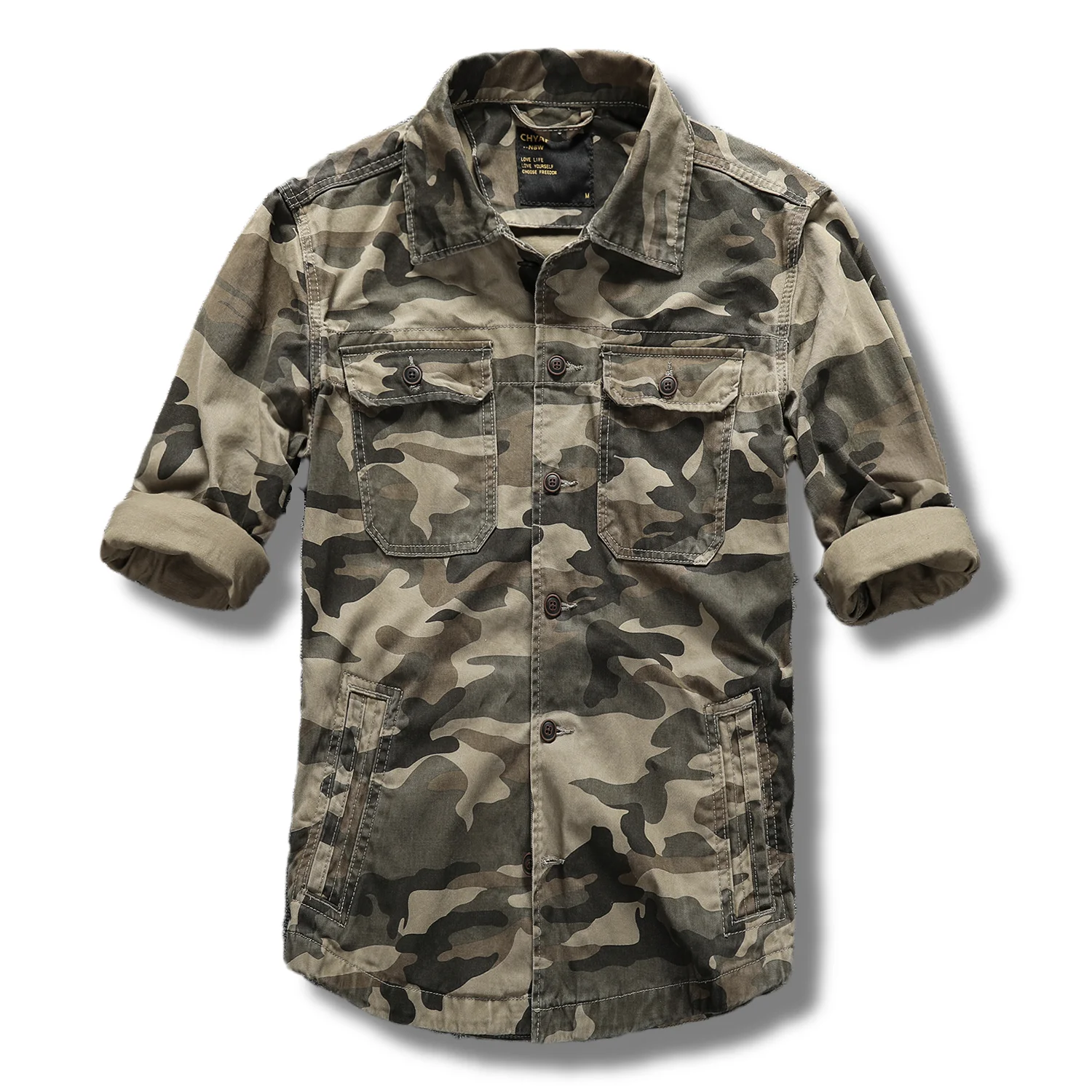 

wholesale high quality boy working camo shirts winter casual plus size shirts casual long sleeve shirt cotton mens, Custom color